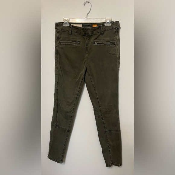 Pilcro and the Letterpress Pants Women 30 Superscript Jeans Side Zip Bottom GUC - Picture 1 of 11